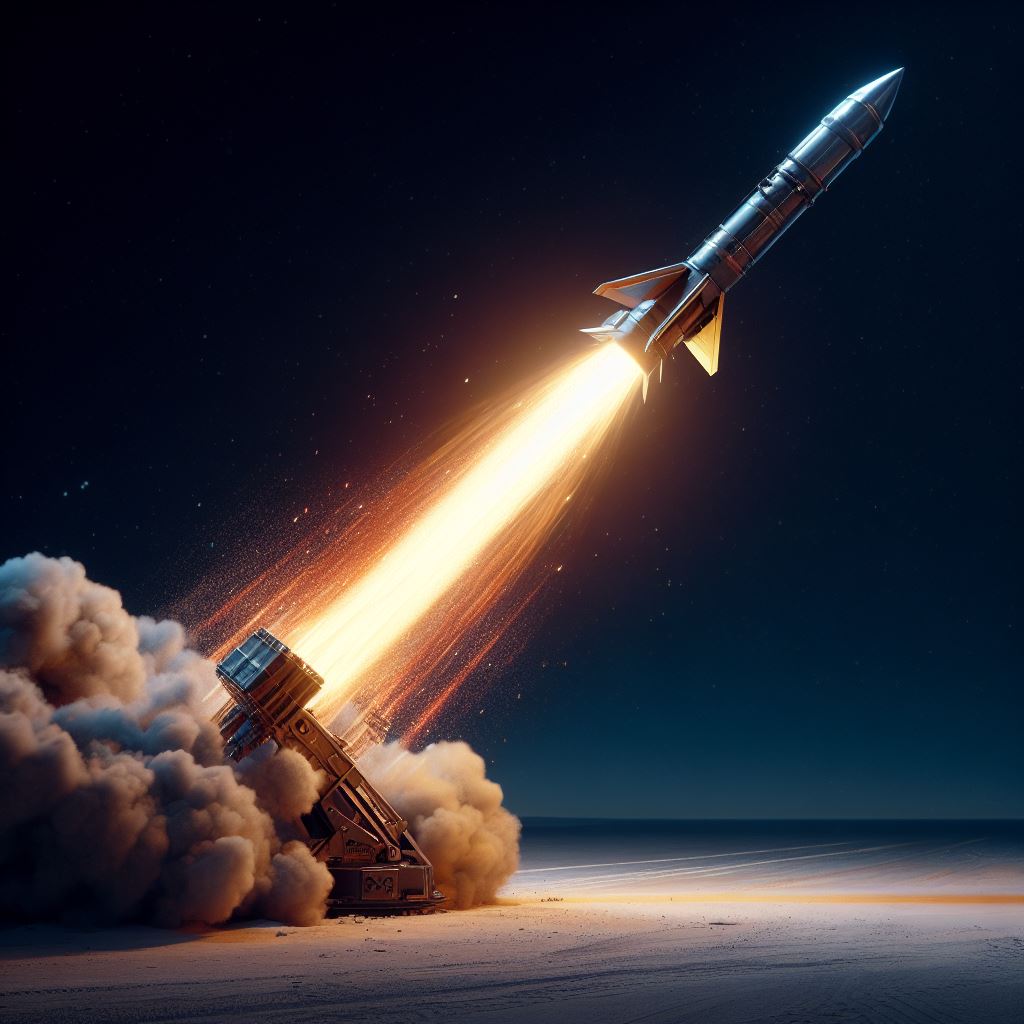 Startstreak Missile: Generated by Bing AI Image Create or Dall-E 3 Startstreak Missile